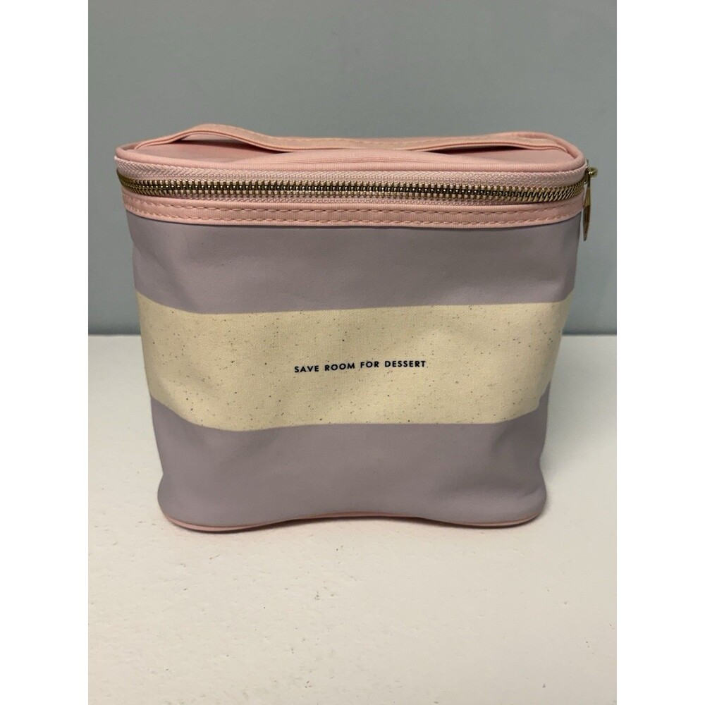 Kate Spade New York "Save Room For Dessert" Makeup Cosmetic Bag Vanity Case